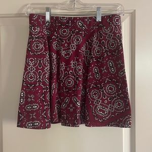 Aeropostale High-Waisted Mini Skirt – Size Medium